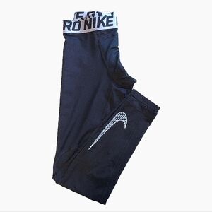 Nike Pro dri fit boys compression training tights boys size large